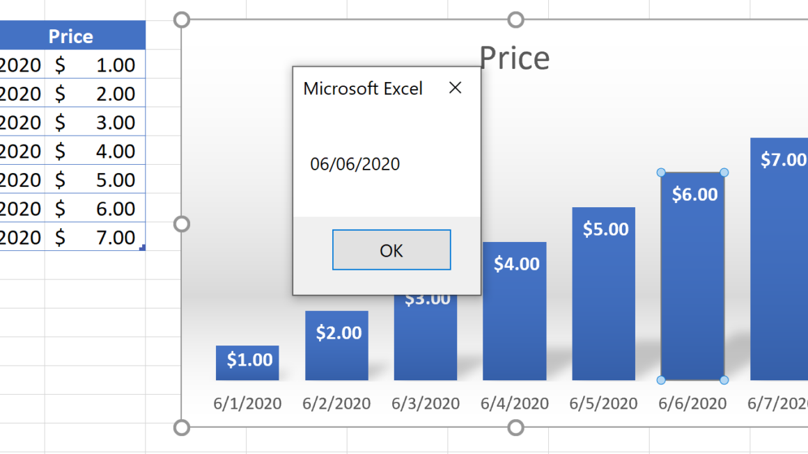 How to: Make Excel charts responding to events